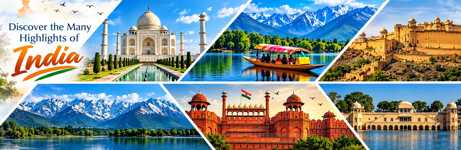 Discover Many Highlights of India Discover Many Highlights of India